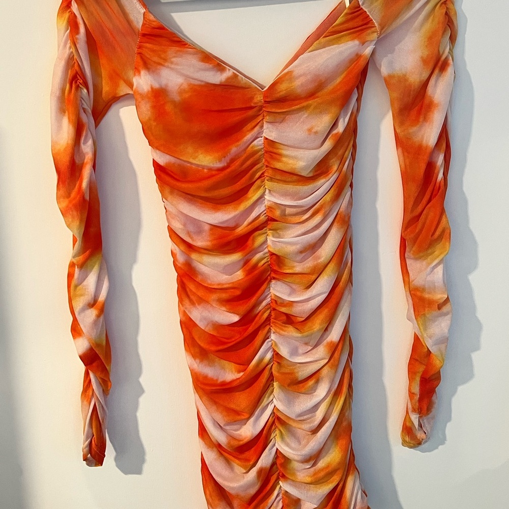 Off shoulder Tanner Dress Long Sleeve - Picture 5 of 8